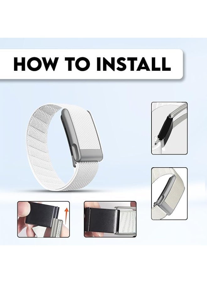 سوار دادو الرياضي المصنوع من النايلون فائق النعومة متوافق مع أجهزة 5.0 | حزام متين ومريح يسمح بمرور الهواء | غير متوافق مع الجيل الرابع - Image 2